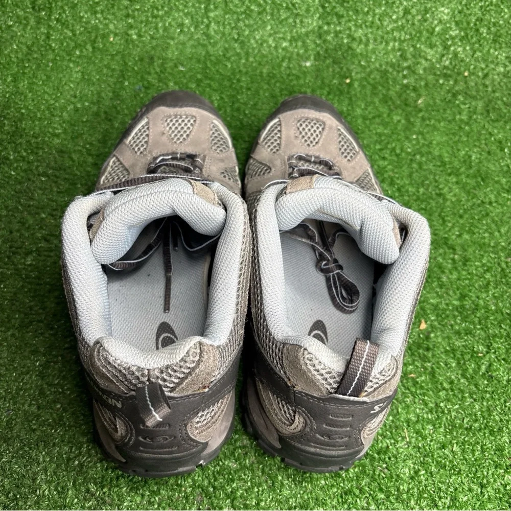 Salomon Women's Exit Aero Gray‎ Black Hiking Shoe Contagrip 449168 US Size 8.5